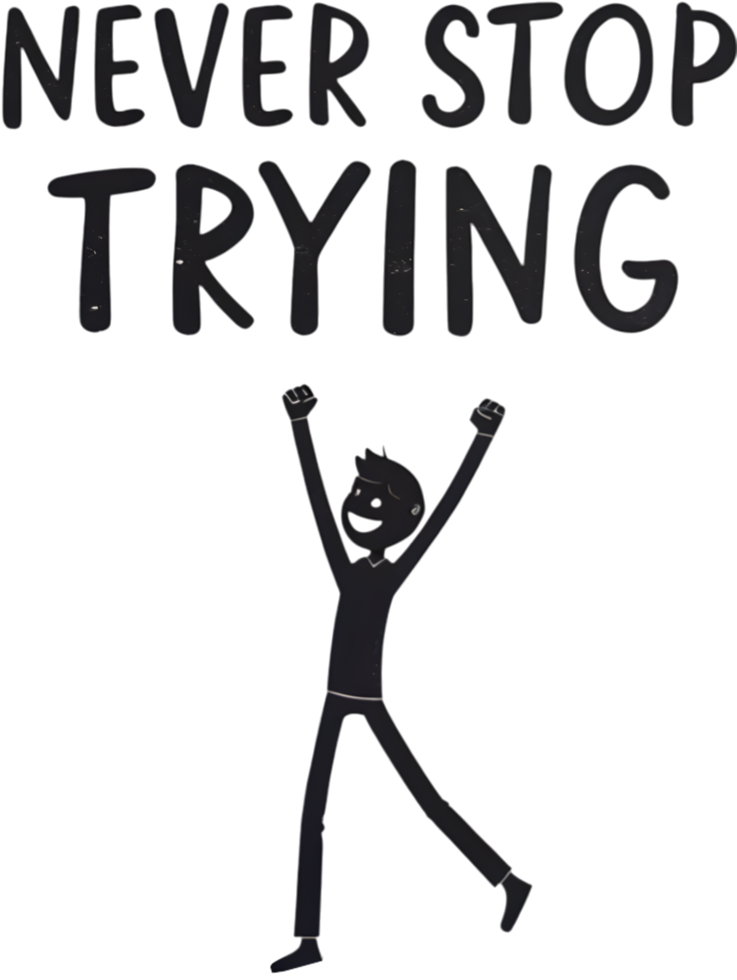 Fun and positive quote artwork in joyful kindergarten style for kids. . png