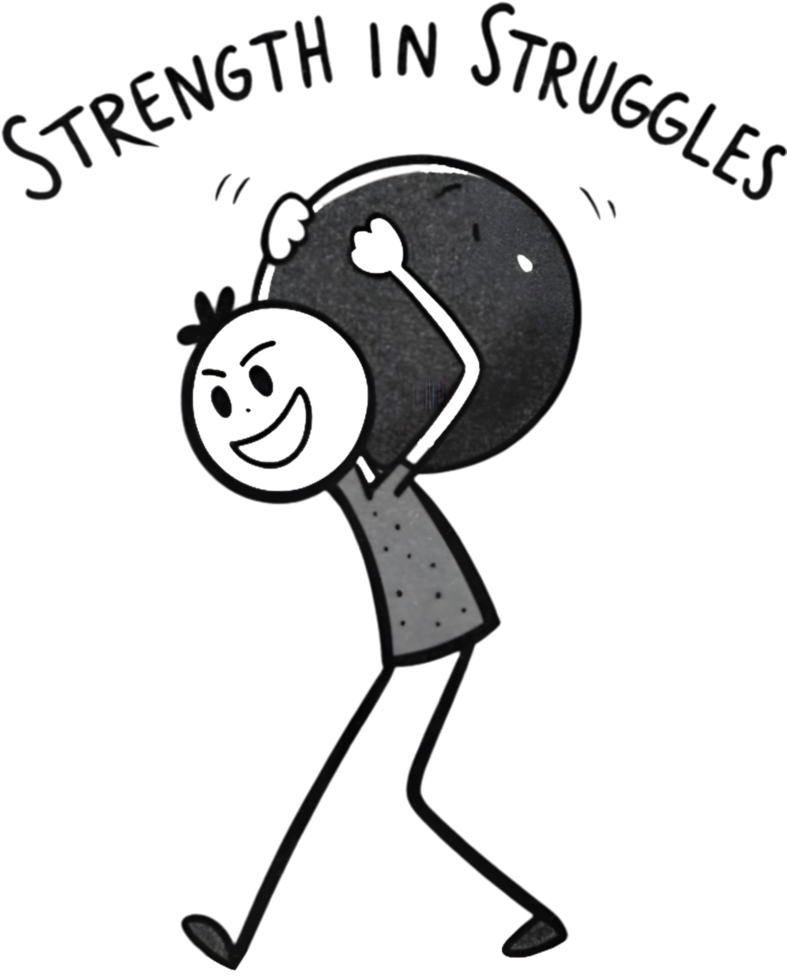 Creative kindergarten drawing with a positive message of encouragement for kids. . png