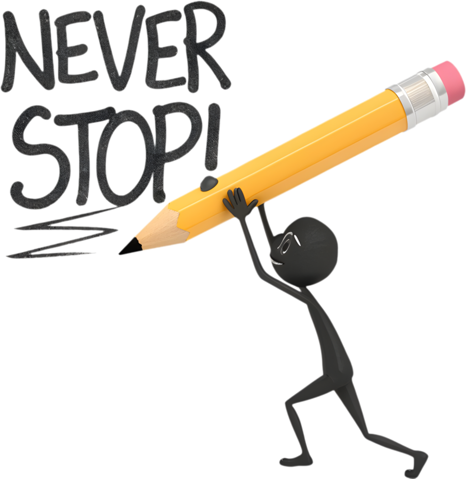 Positive quote artwork with fun and colorful kindergarten-style drawing. . png