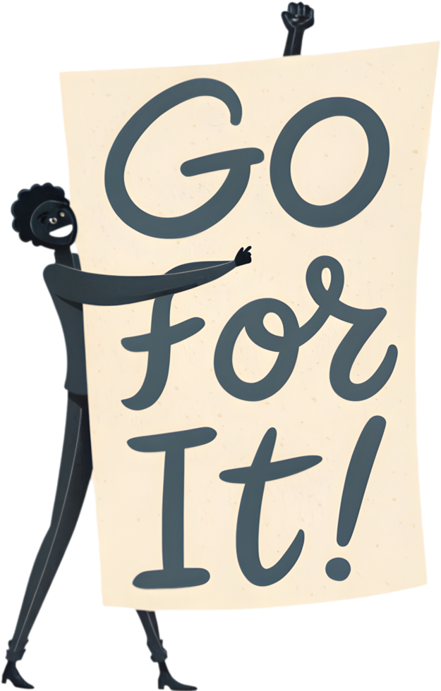 Encouraging clipart with a joyful quote for childrens growth and learning. . png