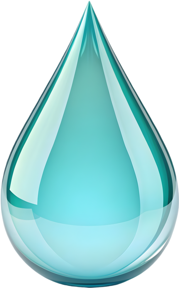 Professional Teardrop Clipart with Smooth Gradient and Vibrant Colors. . png