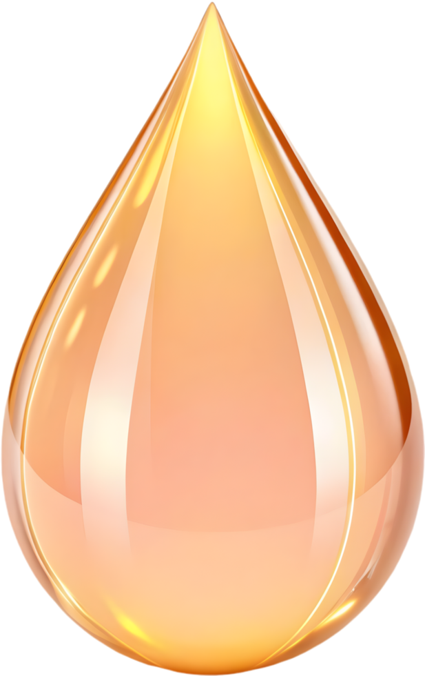 High-Quality Teardrop Clipart with Smooth and Elegant Gradient Design. . png