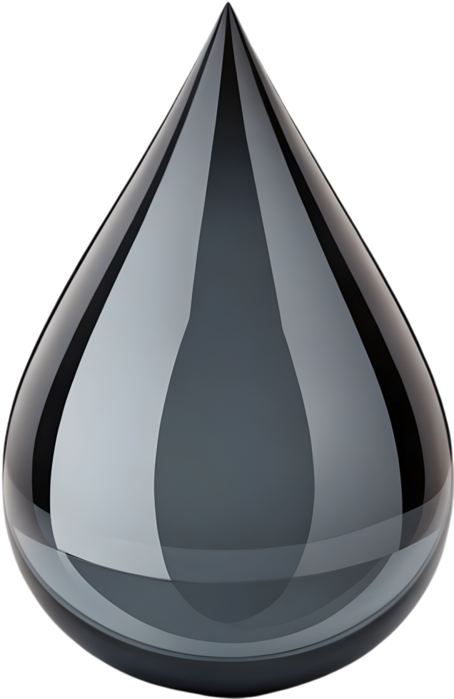 High-Quality Vibrant Teardrop Clipart with Seamless Color Transitions. . png