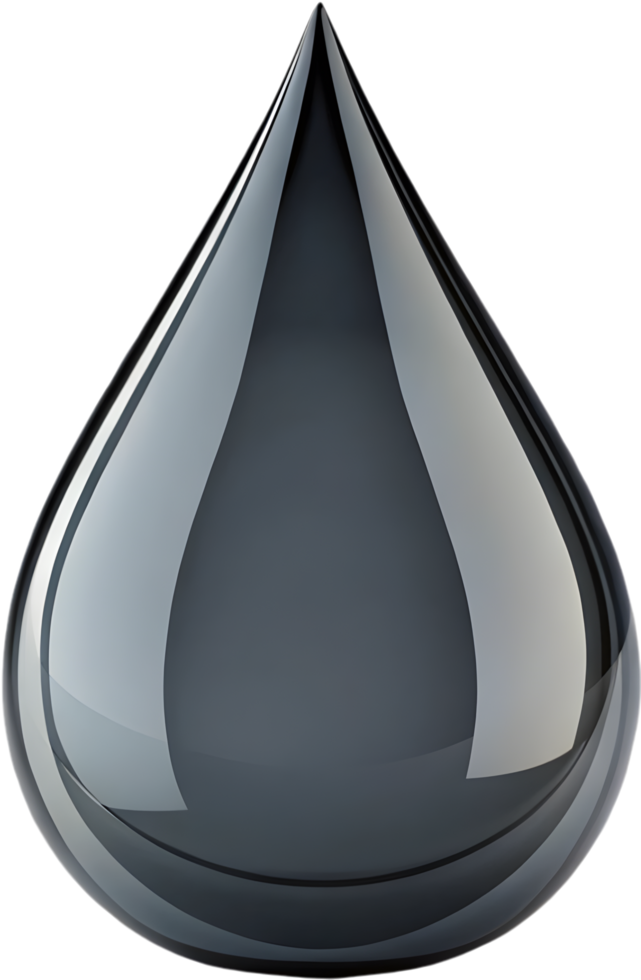Colorful Teardrop Clipart with Dynamic and Smooth Color Transitions. . png