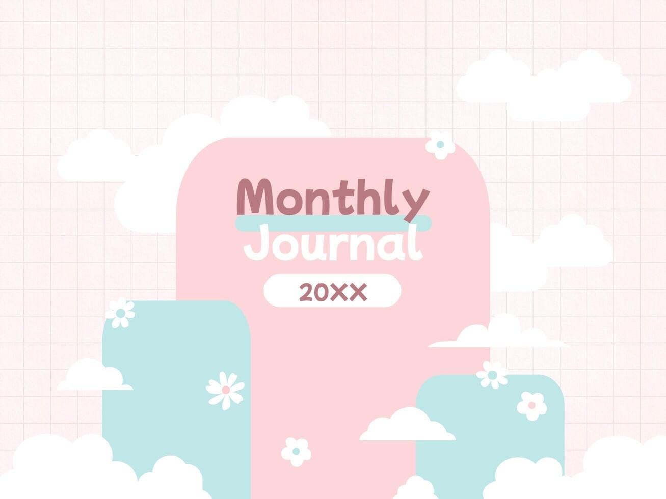 Cute Monthly Journal template