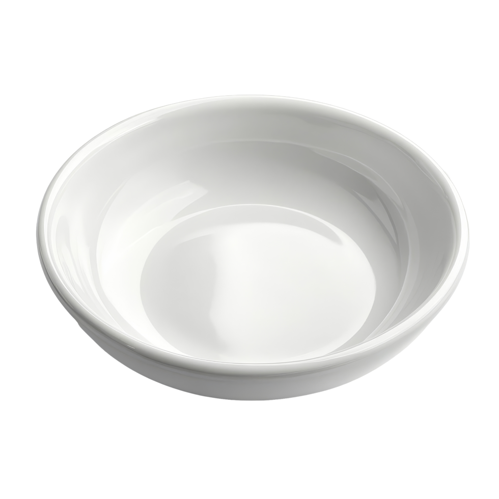 Empty ceramic serving dish perfect for presenting food on a transparent background, Empty ceramic serving dish for food isolated on transparent background png