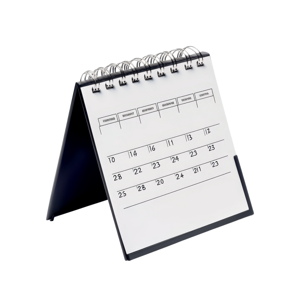 March calendar on a table with clear layout and isolated transparent background showcasing date organization, table calendar 2023 march isolated on transparent background png