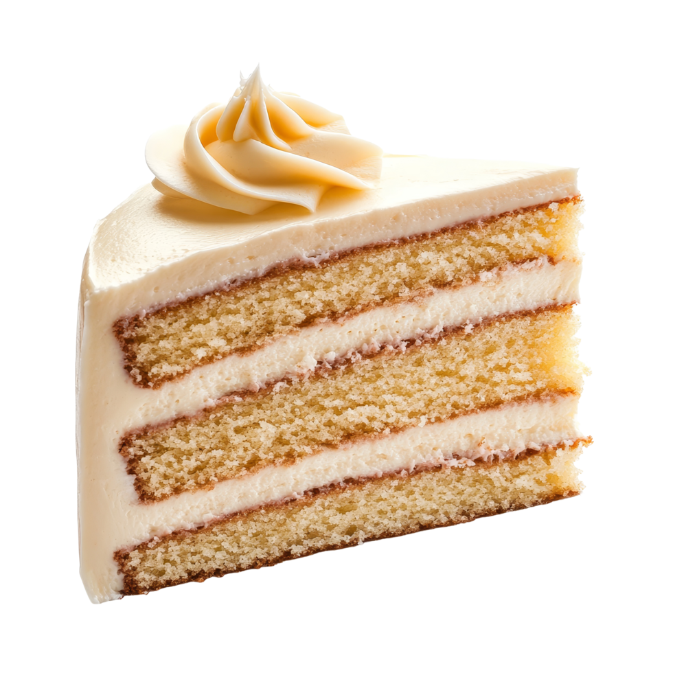 Indulge in a slice of classic Smith Island cake featuring layers of rich frosting on a transparent background, smith island cake slice isolated on transparent background png