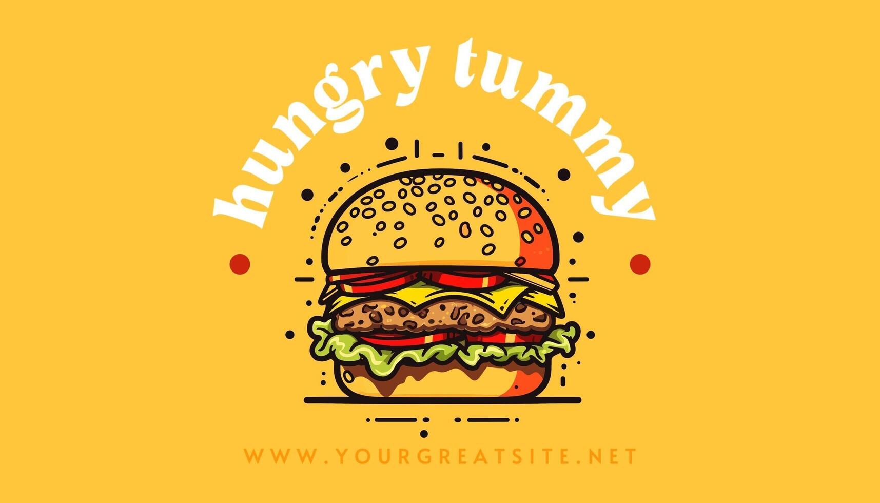 Burger Restaurant Business Card Template