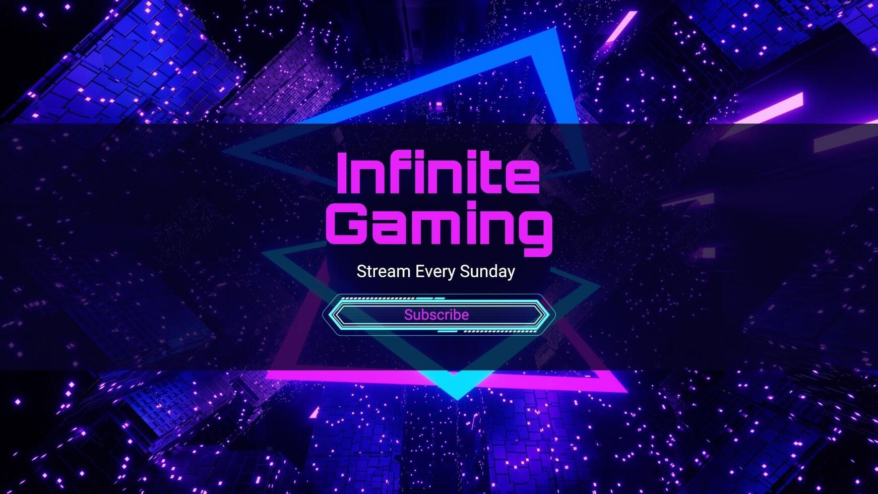 Youtube Banner Gaming Channel template