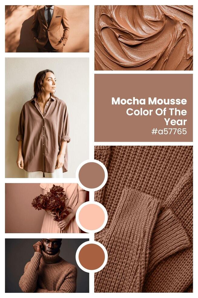 Color of the year Pinterest Moodboard template