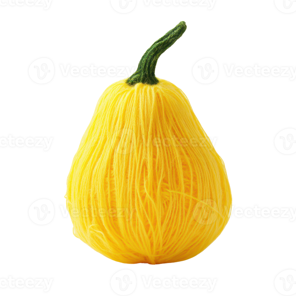 A vibrant, yellow spaghetti squash showcasing its unique texture and shape. png
