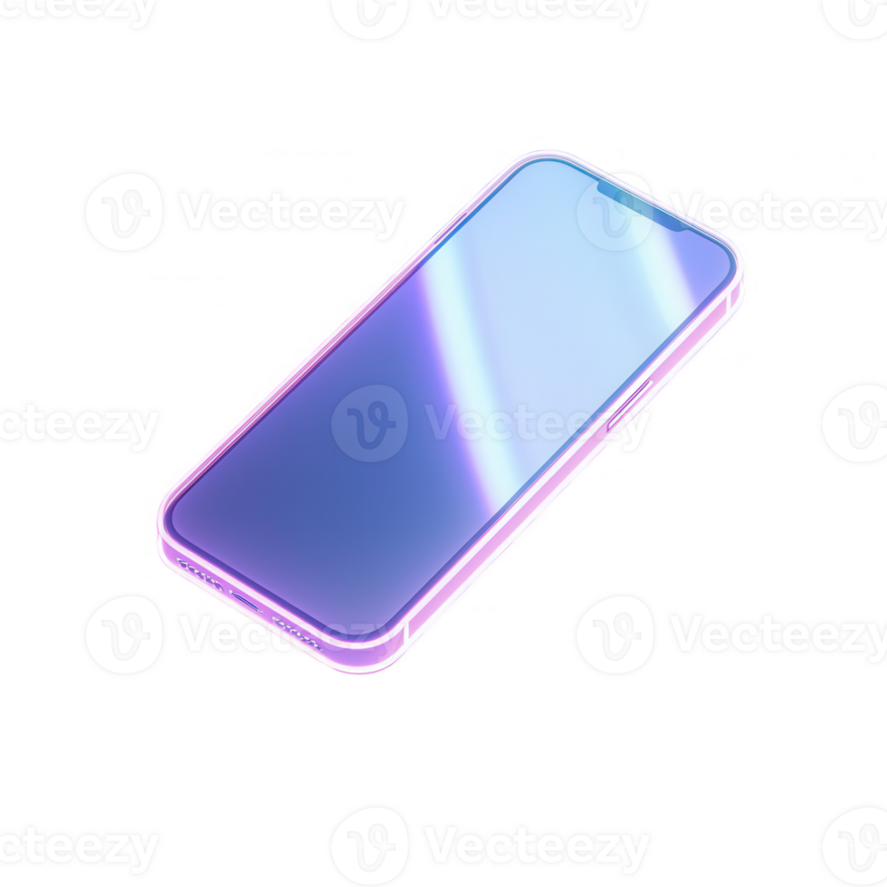 Modern smartphone design featuring a sleek, vibrant display and innovative aesthetics. png