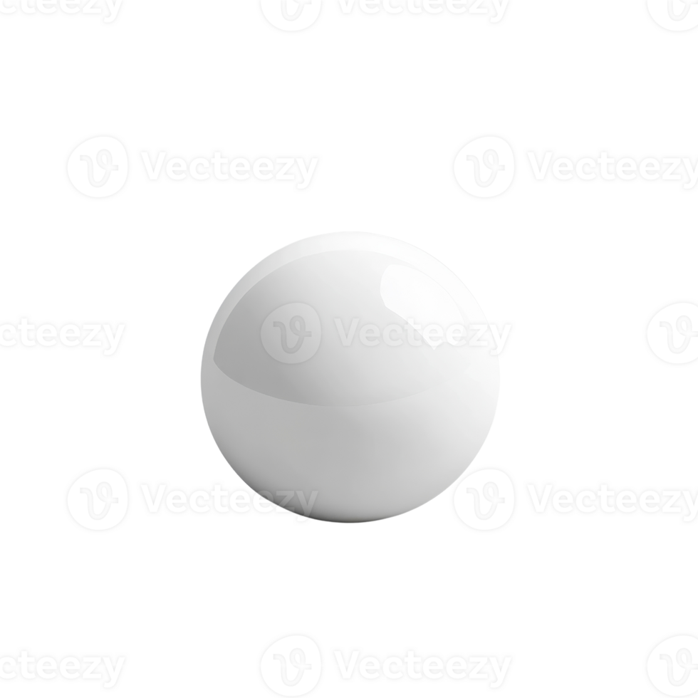 A minimalistic white sphere on a black background, perfect for design and graphic projects. png