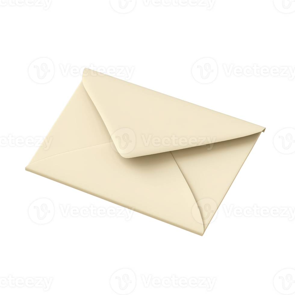 A simple, elegant envelope in neutral color, perfect for correspondence. png