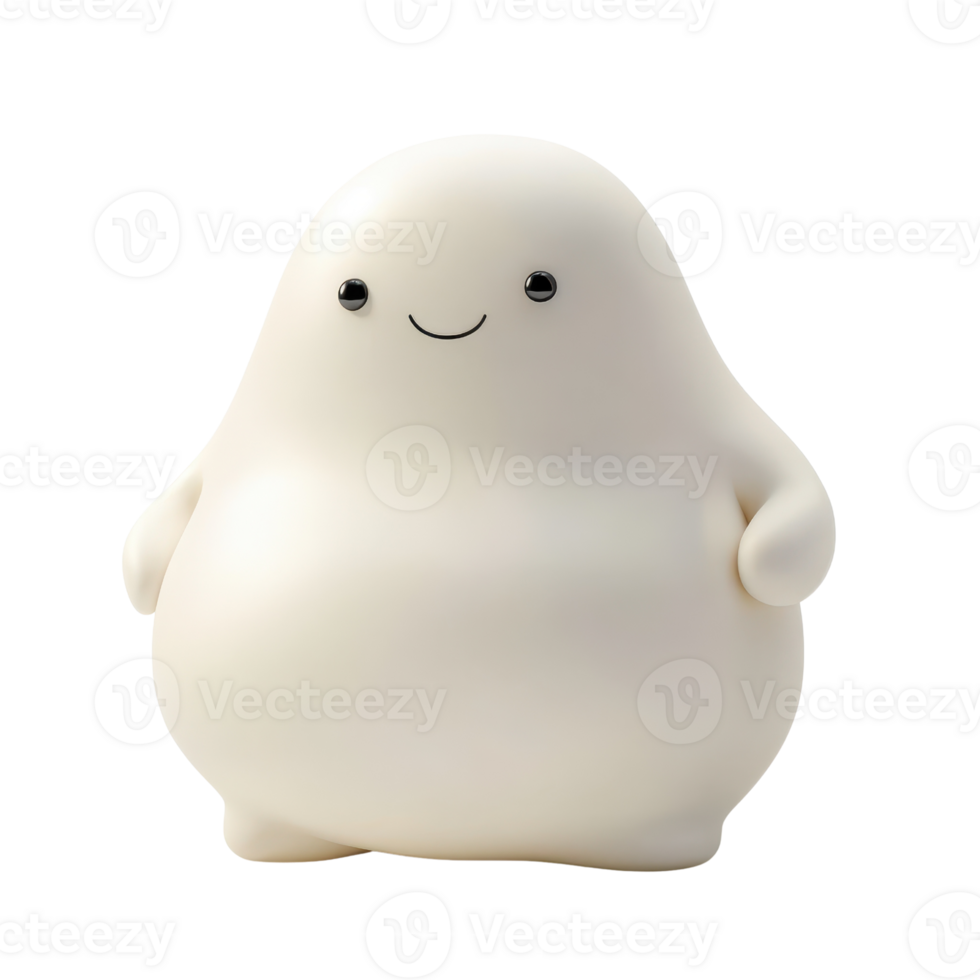 Cute and friendly cartoon character designed to bring joy and happiness. png