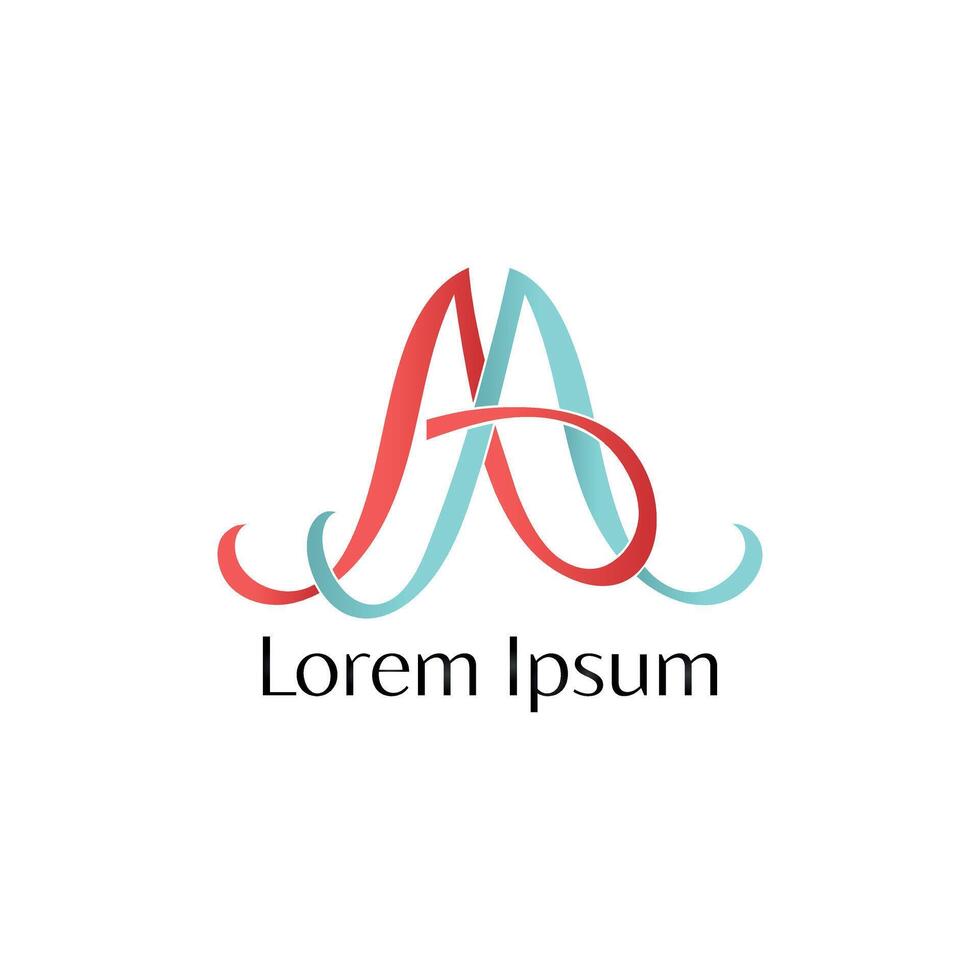 Elegant Monogram Logo with Stylish Letter A Design vector