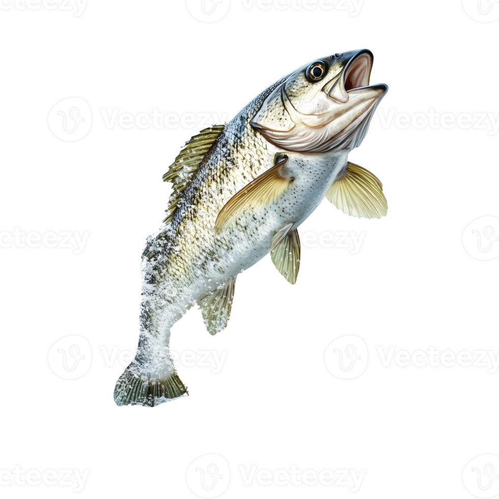A speckled sea bass leaps from the water png