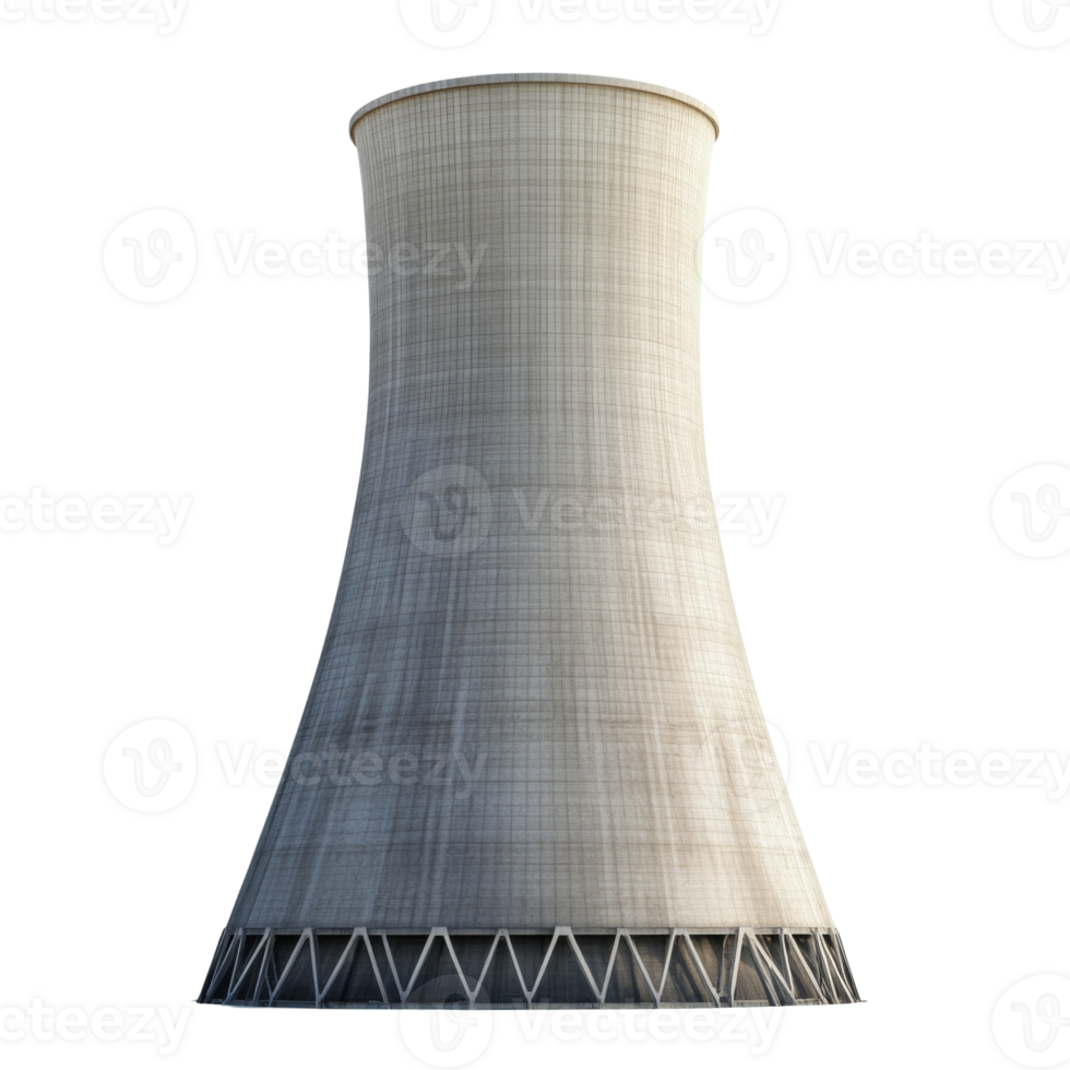 Large Industrial Cooling Tower Structure png