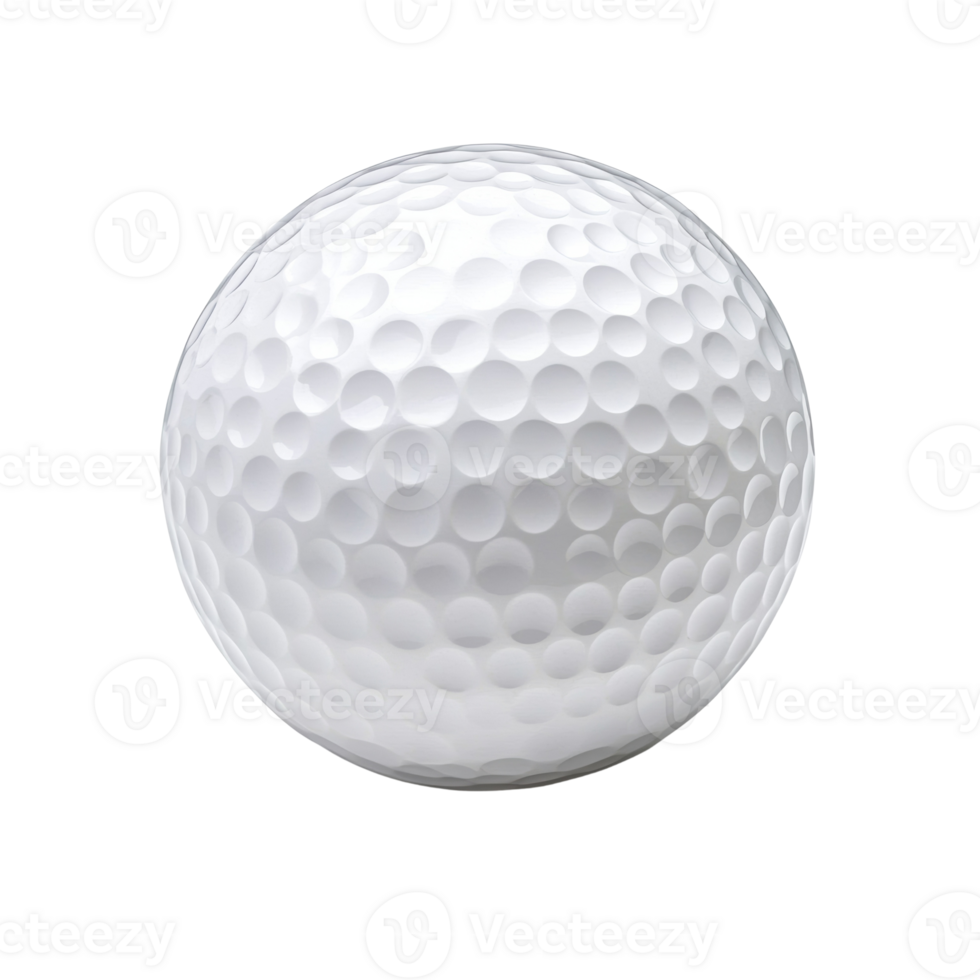 A Close Up View Of A White Golf Ball png