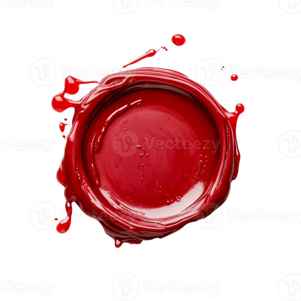 A Red Wax Seal Imprint Shows Authentic Quality png