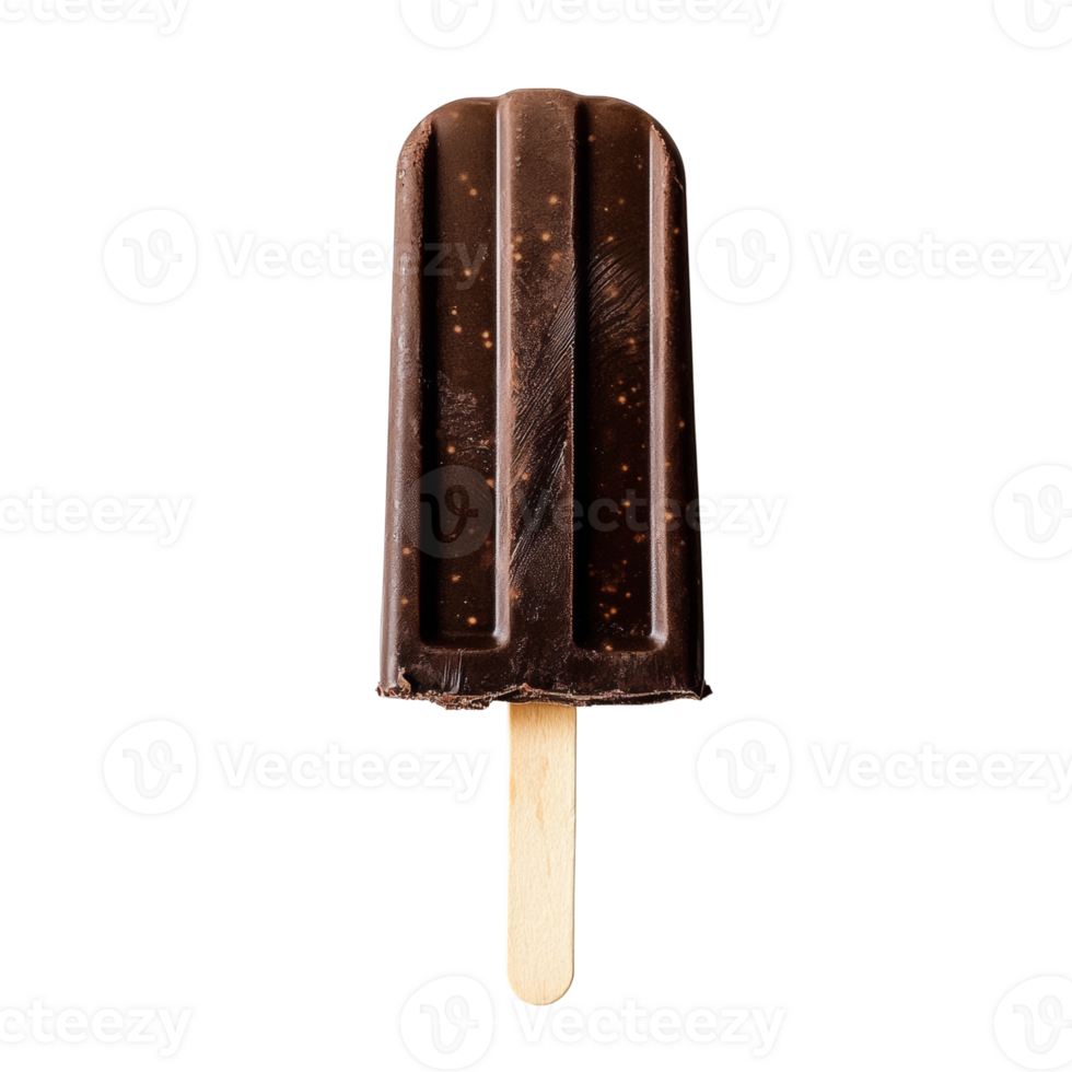 A Delicious Chocolate Ice Pop On A Stick png