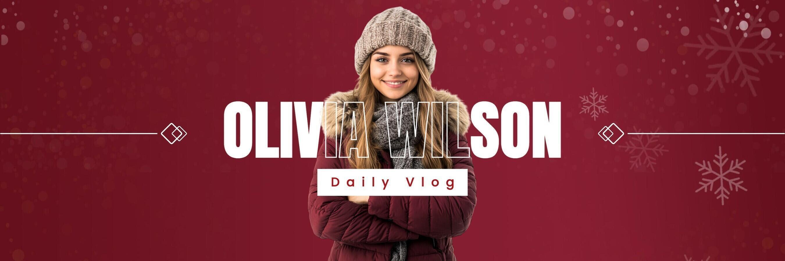 Influeancer Header Christmas Theme  template