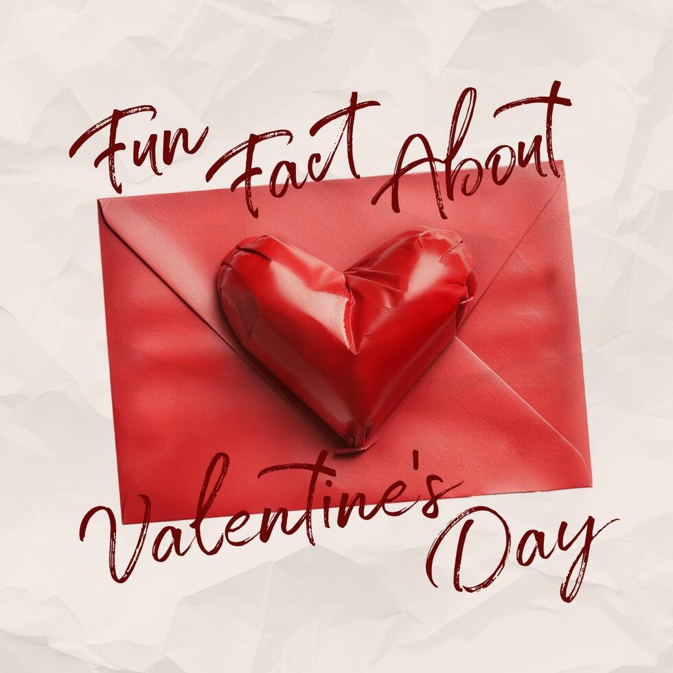 Fun Fact About Valentine's Day Instagram Post Template