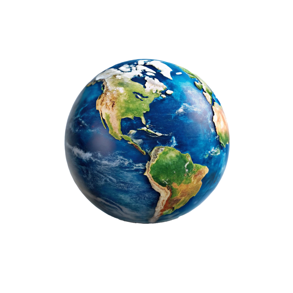 A Stunning HighResolution Image of Planet Earth Showing Detailed Continents and Oceans png
