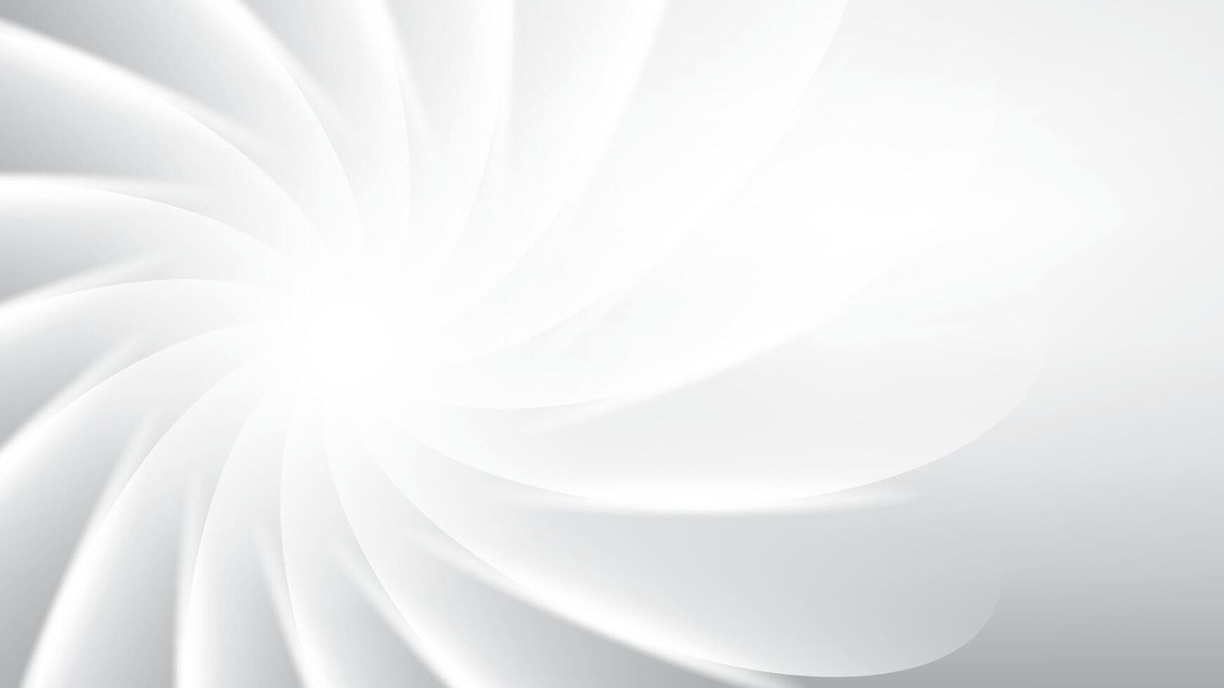 Abstract white and gray color, modern design stripes background with curve lines, flower pattern. vector