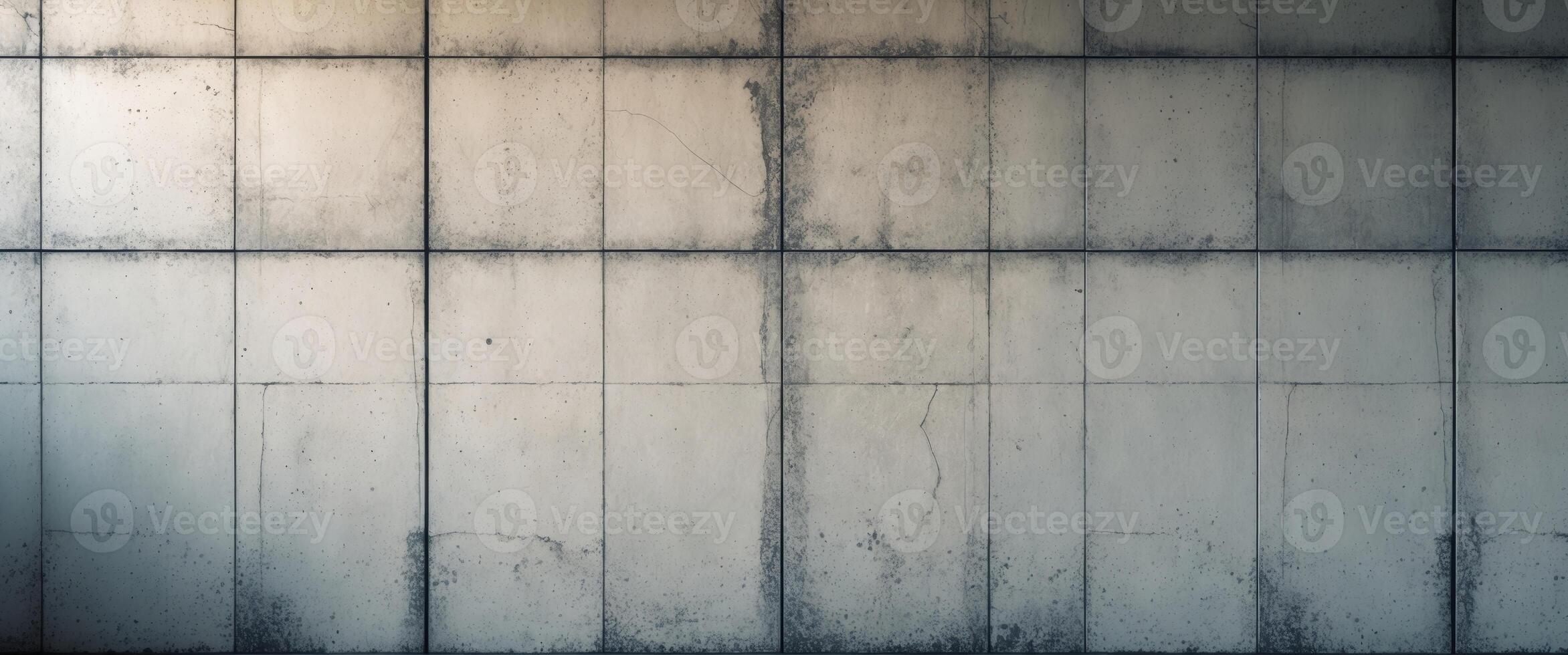 Grungy Concrete Wall Texture with Panel Divisions and Imperfections Surface photo