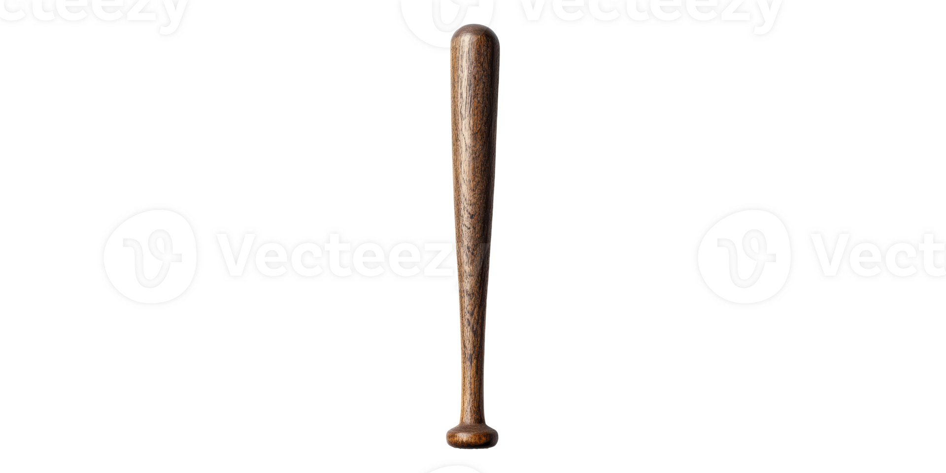 Wooden baseball bat isolated on transparent background png