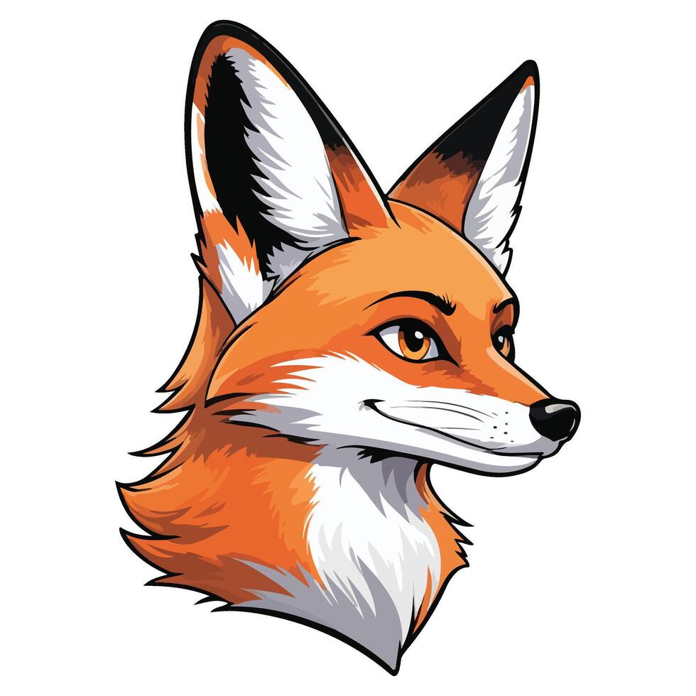 The Ultimate Fox Head for Strength and Style vector