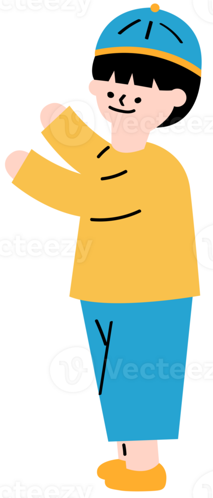 Boy open his arms png