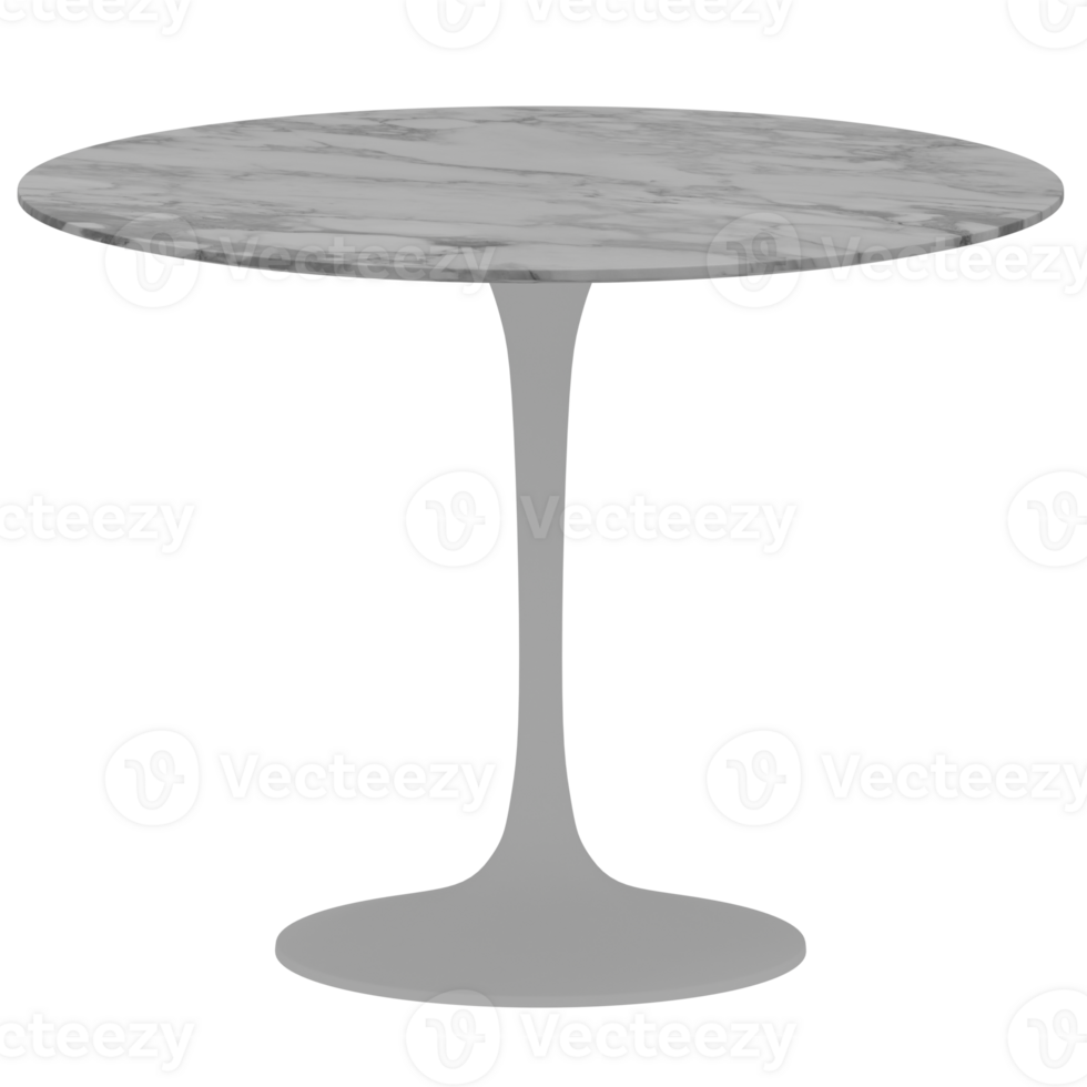 A round marble table with a black background png