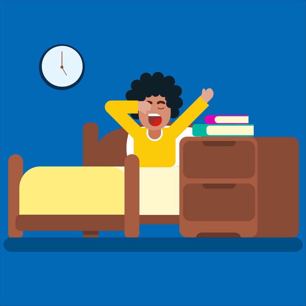 Morning Light in the Literacy Room vector