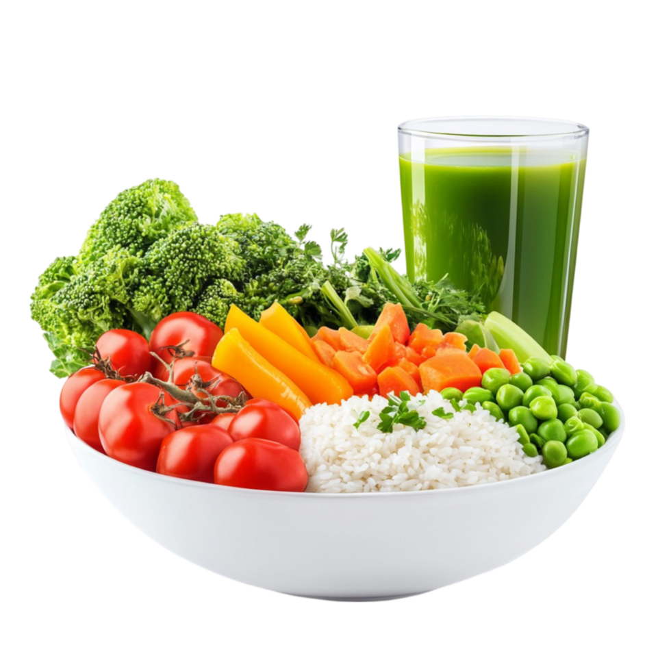 Healthy Green Smoothie with Vegetables png