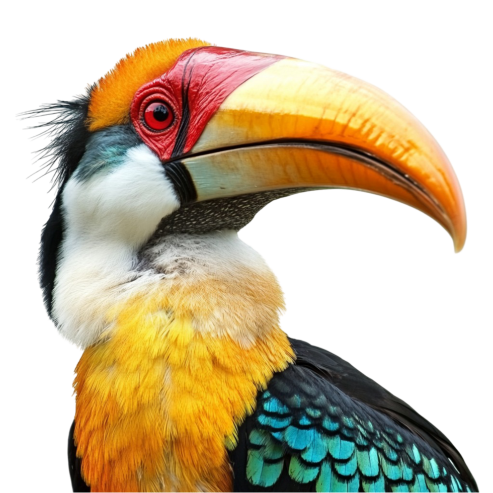 Colorful Toucan Bird with Big Beak png
