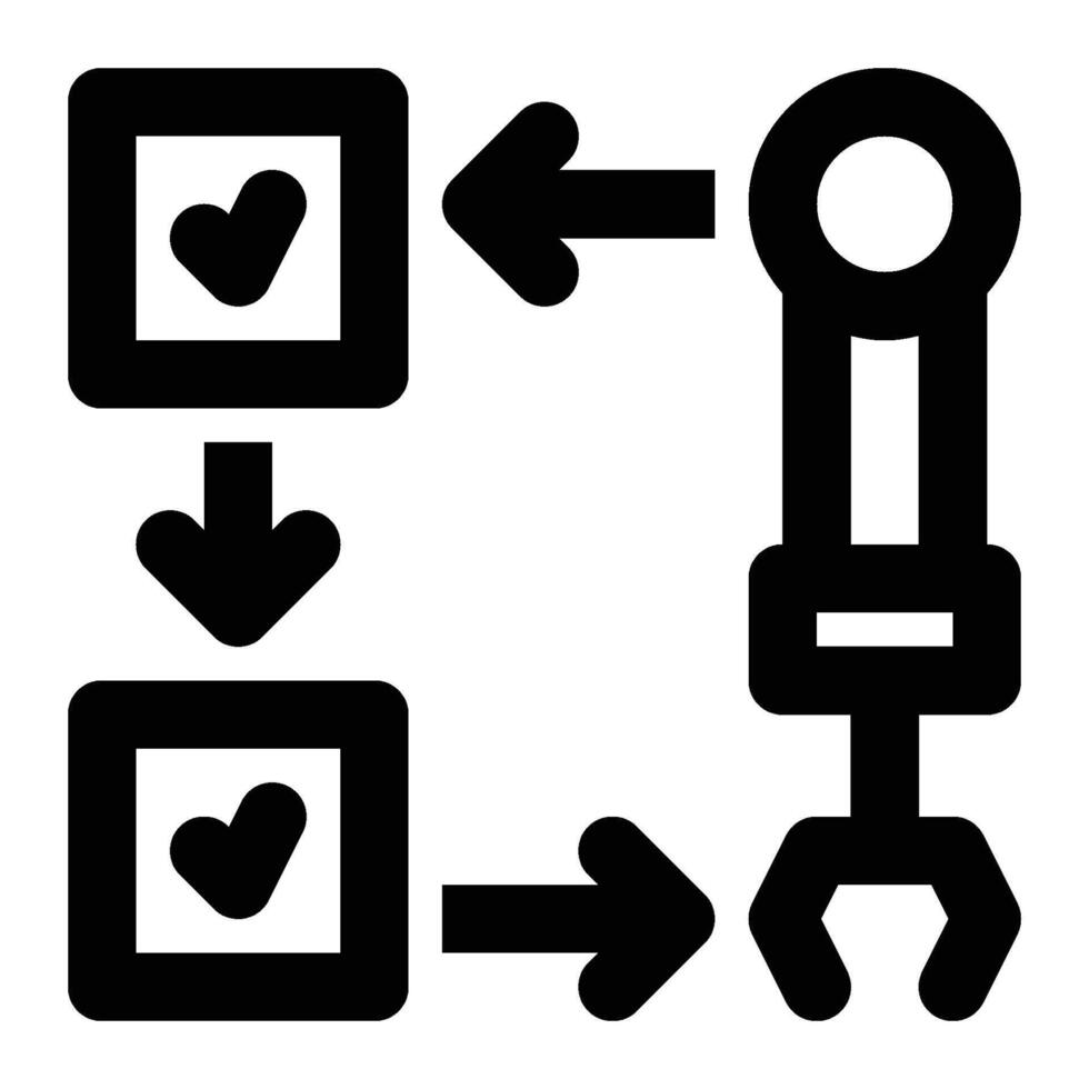 SOP Outline Icon vector