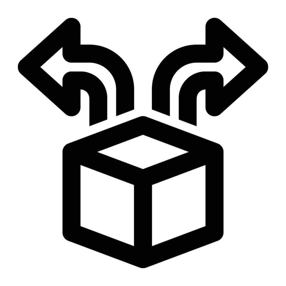 Product Launch Outline Icon vector