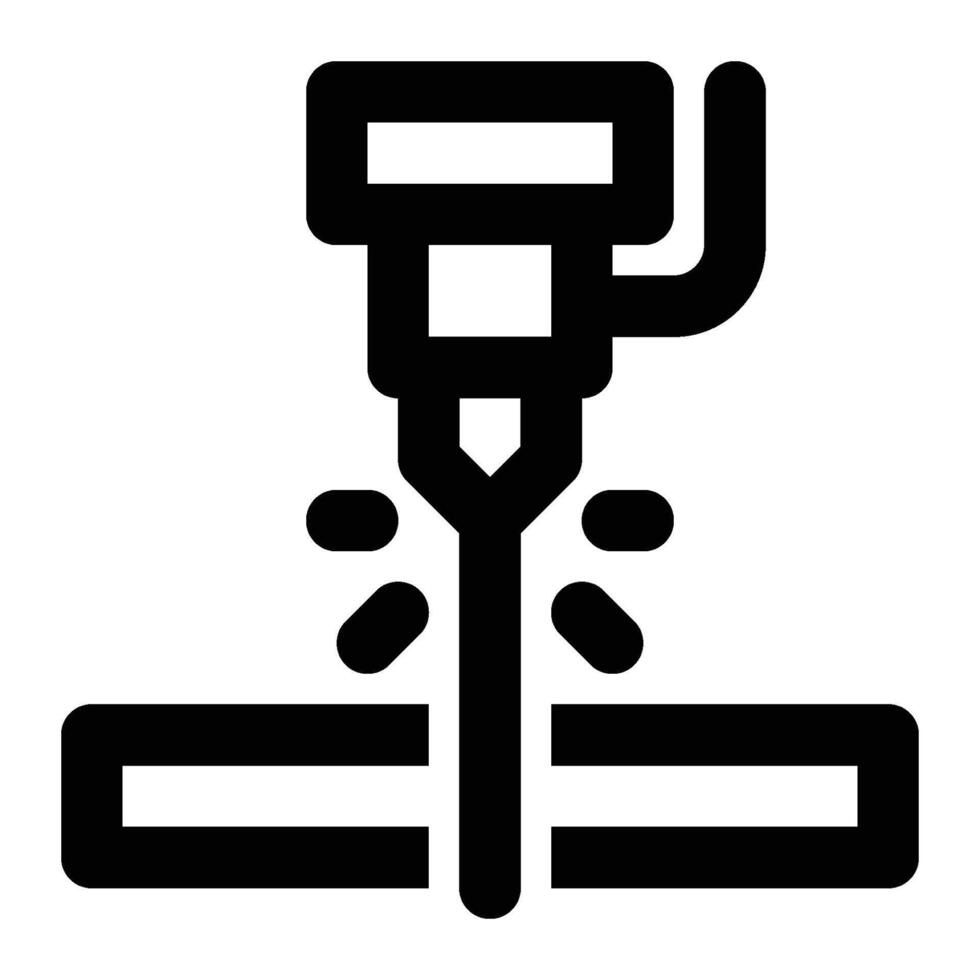 Cutting Outline Icon vector