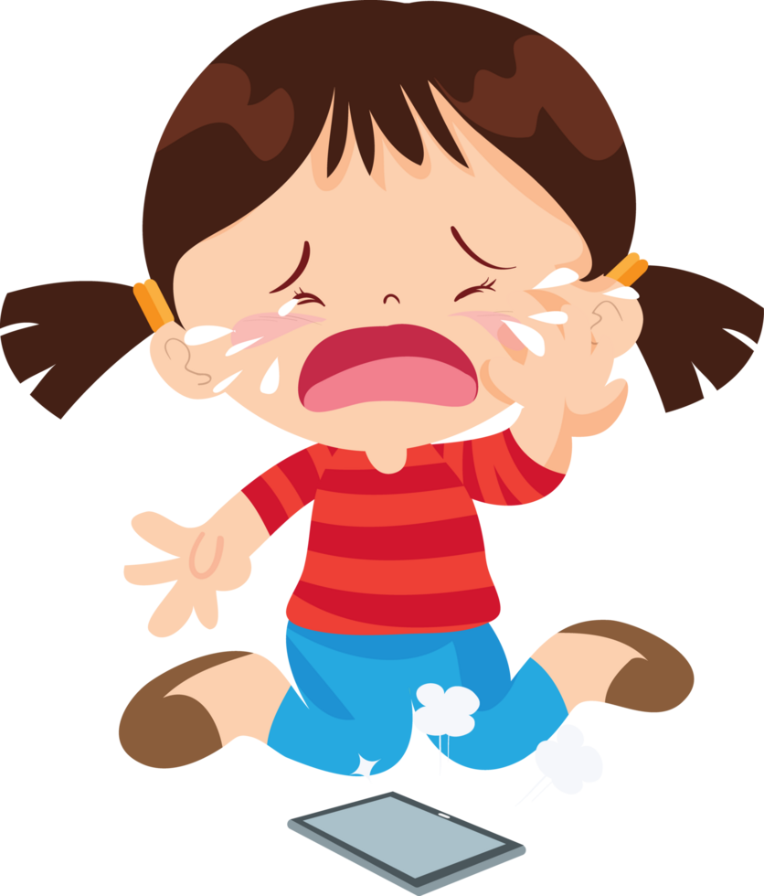 girl screaming in frustration after losing internet game png