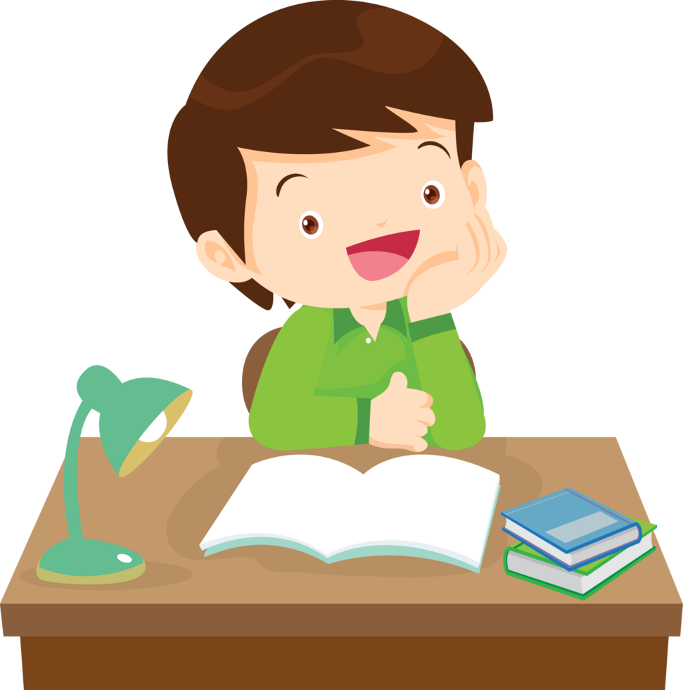 Cheerful student celebrating after solving a tough math problem png
