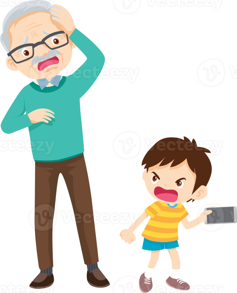 Child having a meltdown after being told to take a break from screens png