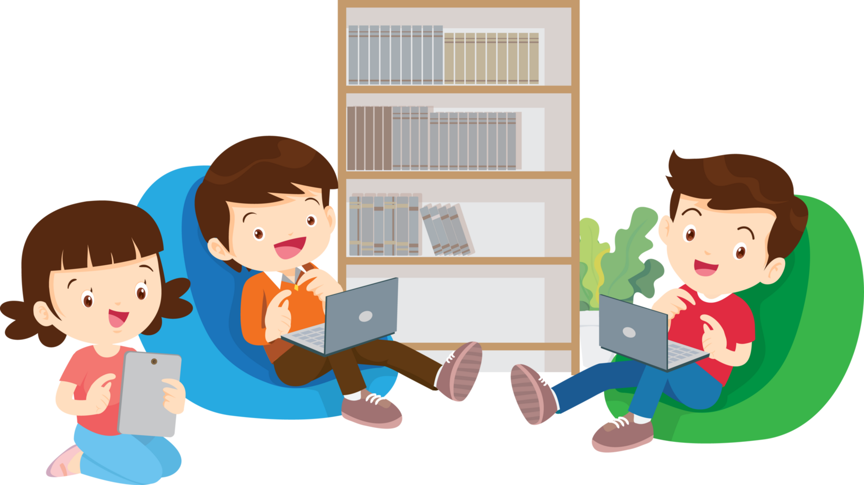 Digital learning tools making education fun for kids png