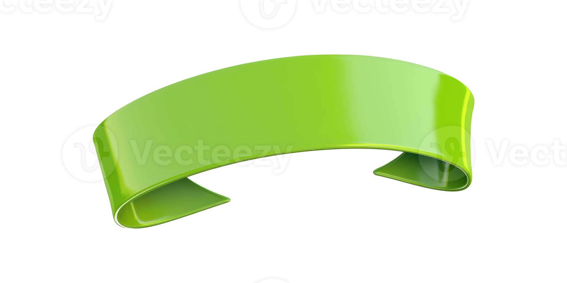 Green plastic clip accessory isolated on transparent background png