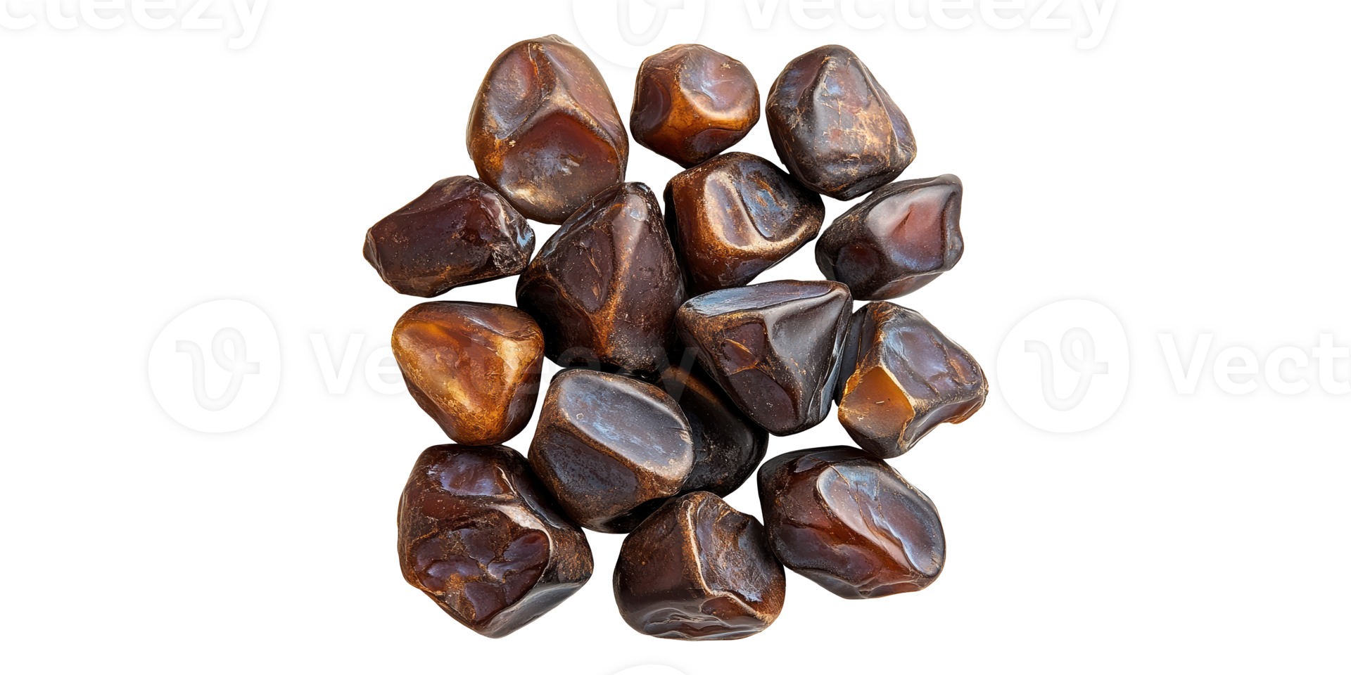 Pile of fresh dates isolated on transparent background png