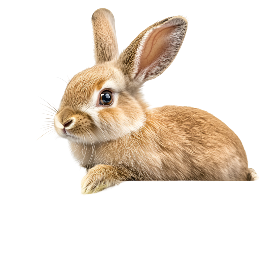 a rabbit on transparent background. png