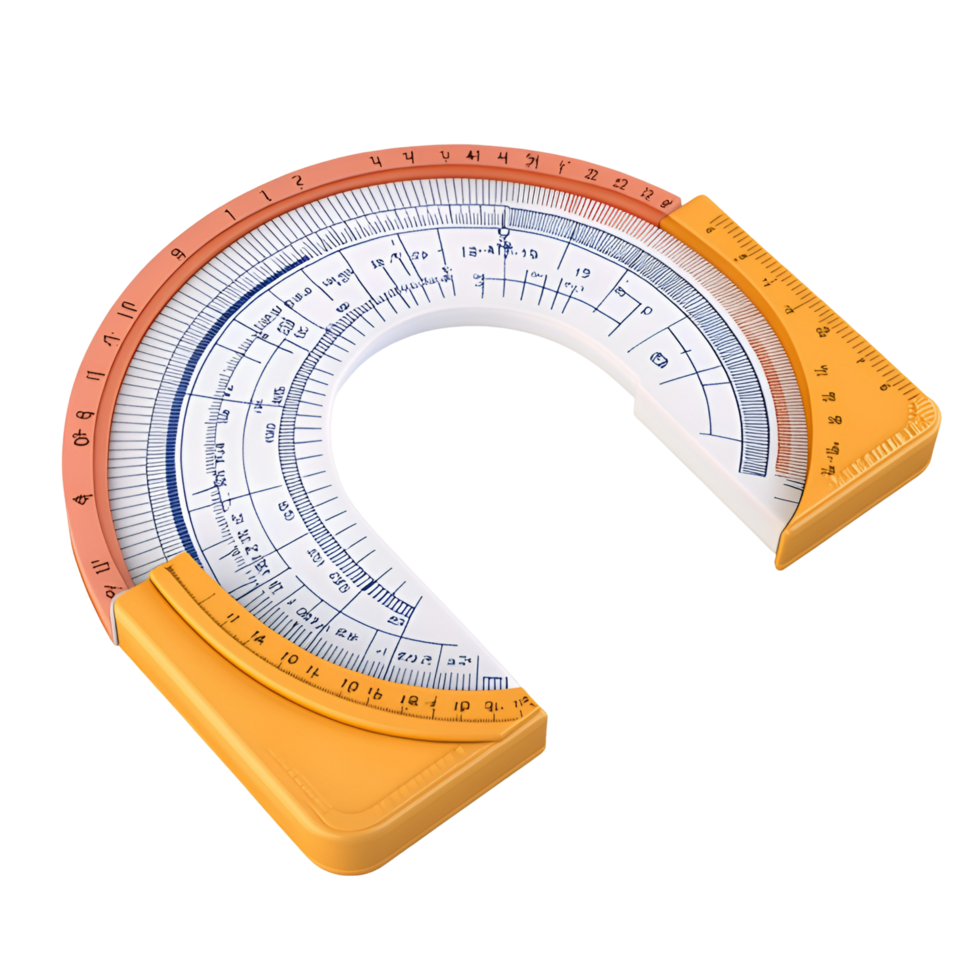 a protractor on a transparent background png