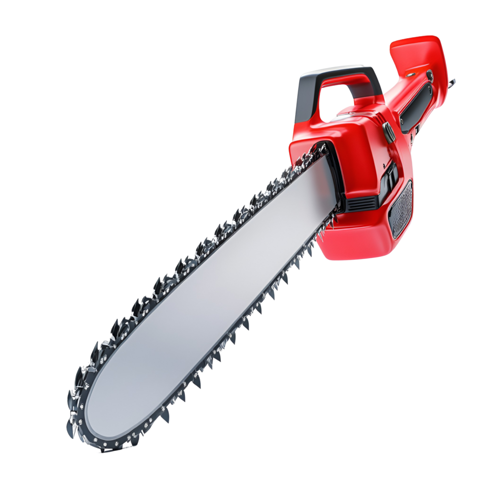 a chainsaw on transparent background. png